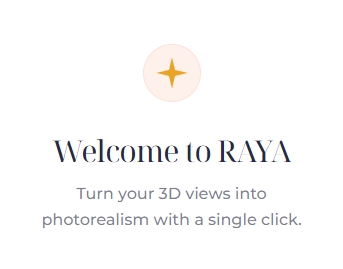 Pantalla de bienvenida de Raya tras crear una cuenta gratuita